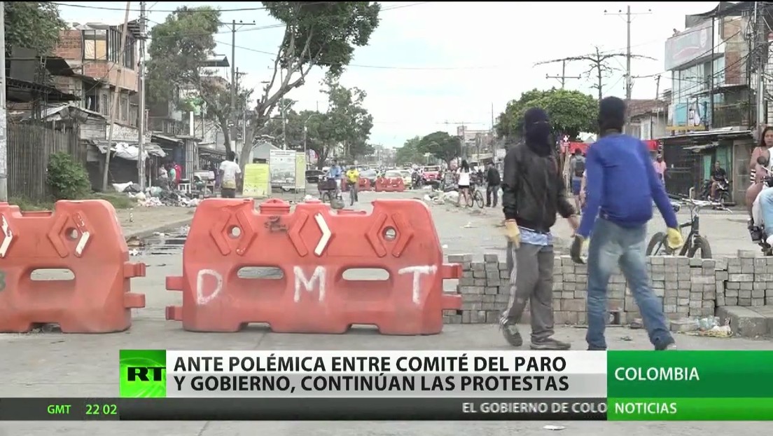 Continúan las protestas, ante la polémica entre el Comité del Paro y Gobierno de Colombia