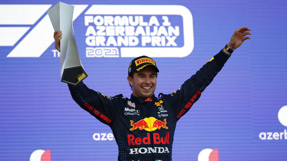 El piloto mexicano Sergio 'Checho' Pérez consigue la victoria en el Gran Premio de Azerbaiyán