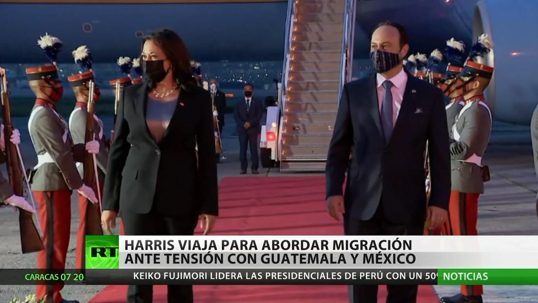 Harris viaja a Centroamérica para abordar las causas de la migración ante la tensión entre Guatemala y México