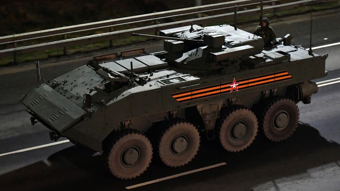 El vehículo de combate ruso Bumerang se puede controlar desde un teléfono móvil