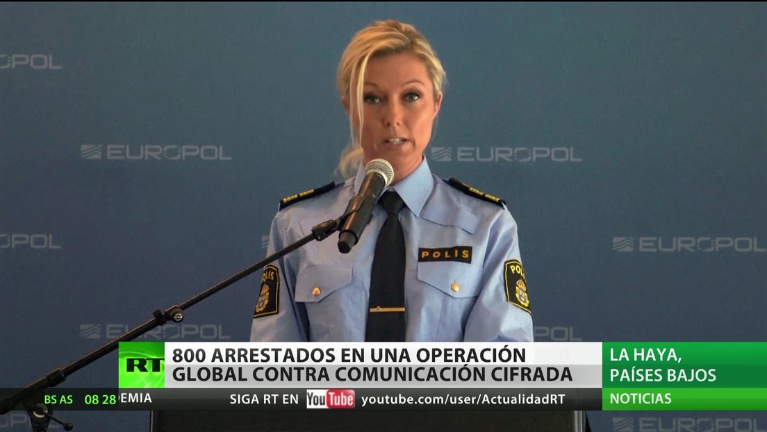 800 arrestados en una operación global contra la delincuencia encubierta bajo la comunicación cifrada