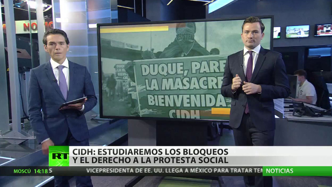 La CIDH verifica los abusos cometidos durante protestas tras el fracaso del diálogo en Colombia