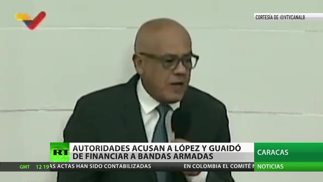 Venezuela: Autoridades acusan a López y Guaidó de financiar bandas armadas