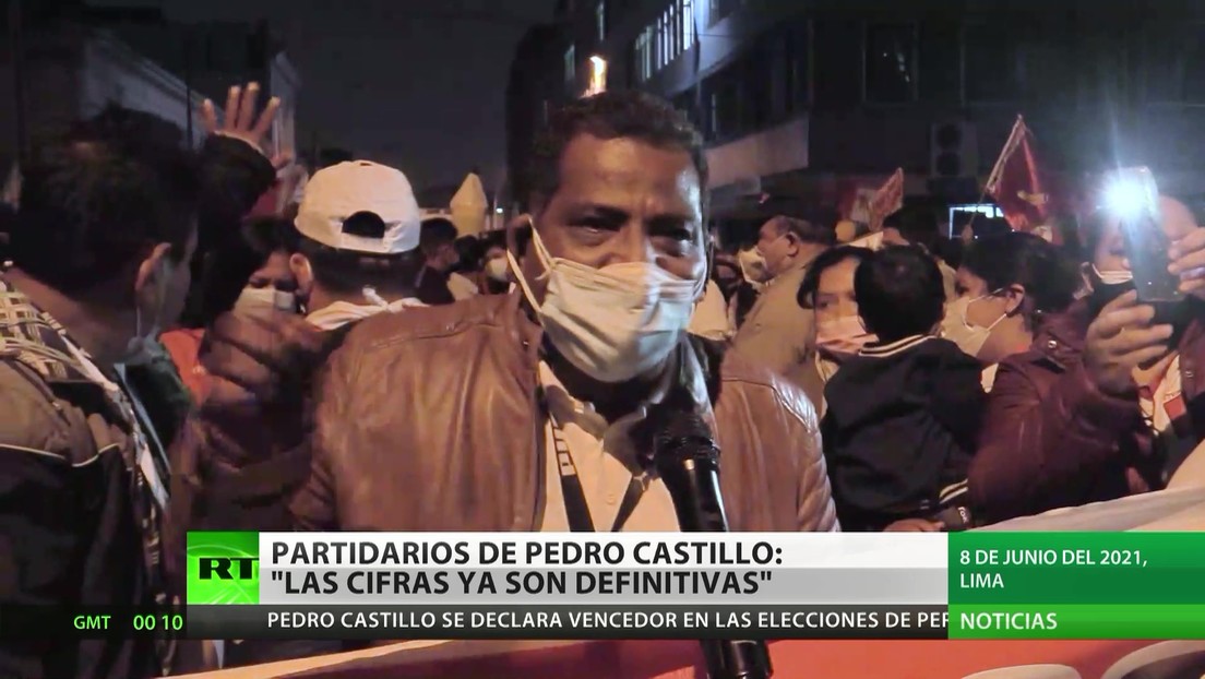 Perú: Castillo se proclama vencedor antes de conocerse los resultados definitivos