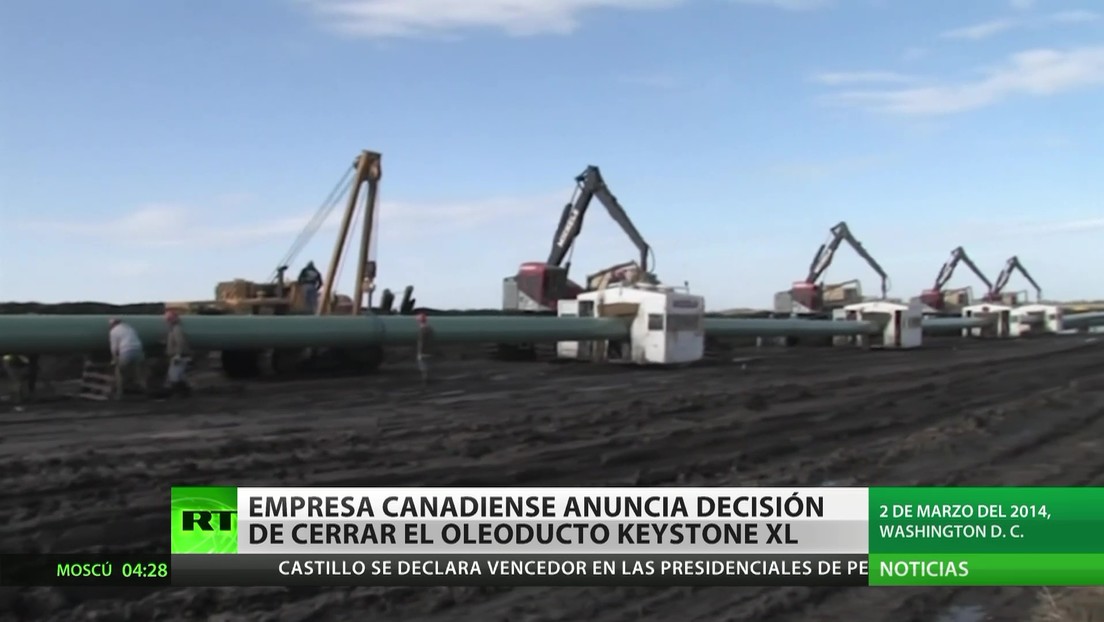 Anuncian en Canadá la cancelación del proyecto del oleoducto Keystone XL