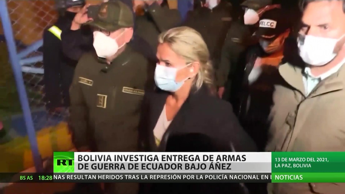 Bolivia investiga la posible entrega de armas de guerra de Ecuador bajo Áñez