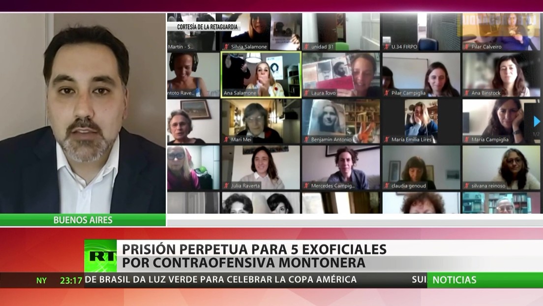 Argentina: Prisión perpetua para cinco exoficiales por el caso 'Contraofensiva Montonera'