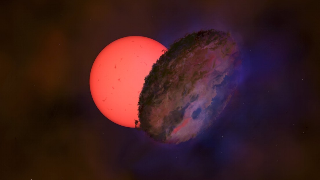 Astrónomos explican el inusual parpadeo de una estrella gigante cerca del centro galáctico