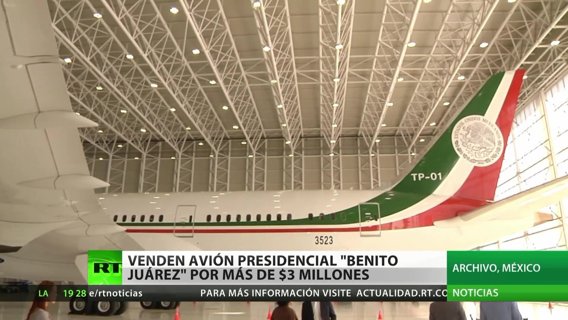 Venden en México el antiguo avión presidencial 'Benito Juárez' por más de 3 millones de dólares