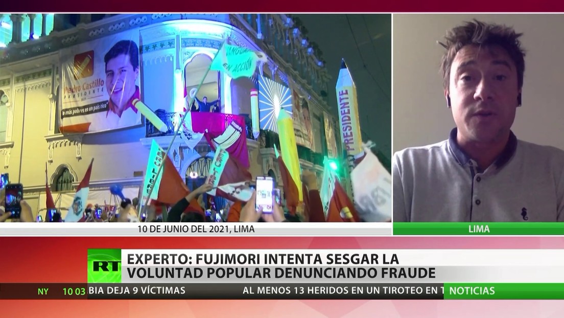 Experto: Fujimori intenta sesgar la voluntad popular denunciando fraude electoral