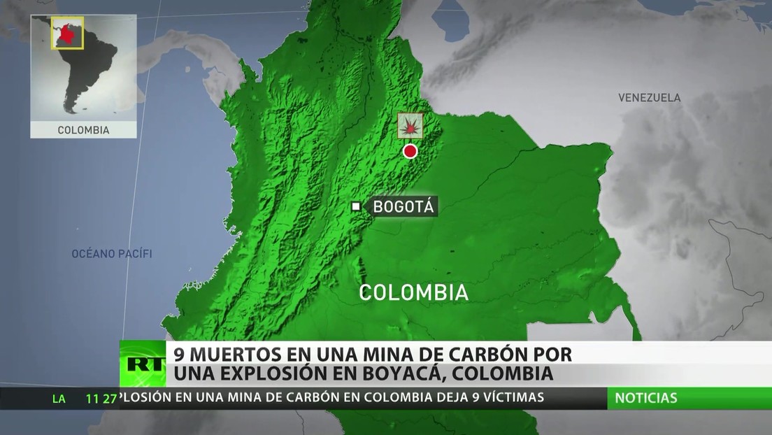 Colombia: Una explosión en una mina de carbón deja 9 muertos