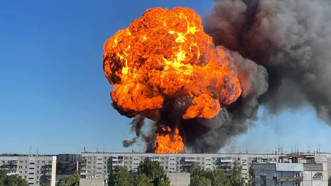 VIDEO: Un incendio y una serie de explosiones en una gasolinera dejan 35 heridos en Rusia