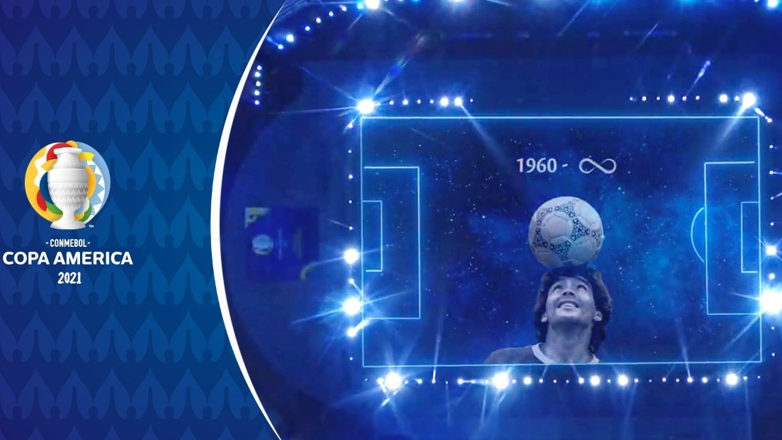 VIDEO: El emotivo homenaje a Diego Maradona antes del cruce entre Argentina y Chile por Copa América