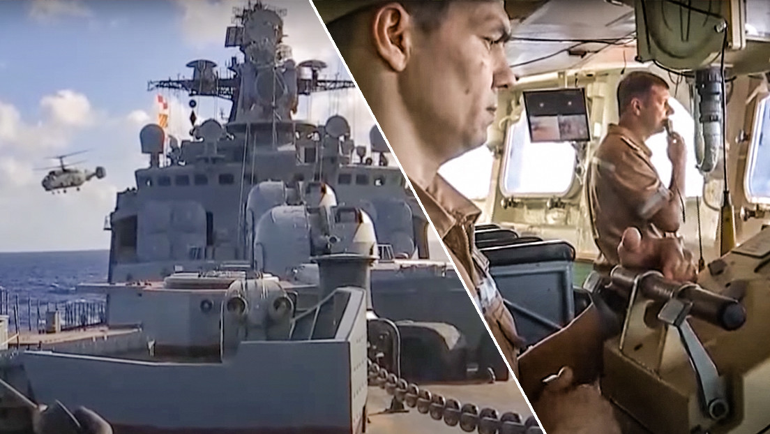 VIDEO: La Flota rusa del Pacífico realiza ejercicios militares conjuntos de todas sus fuerzas en la parte central del océano