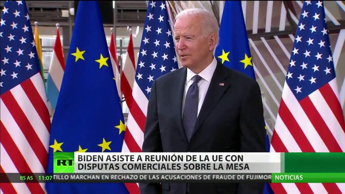 Biden asiste a la cumbre UE-EE.UU. con disputas comerciales sobre la mesa