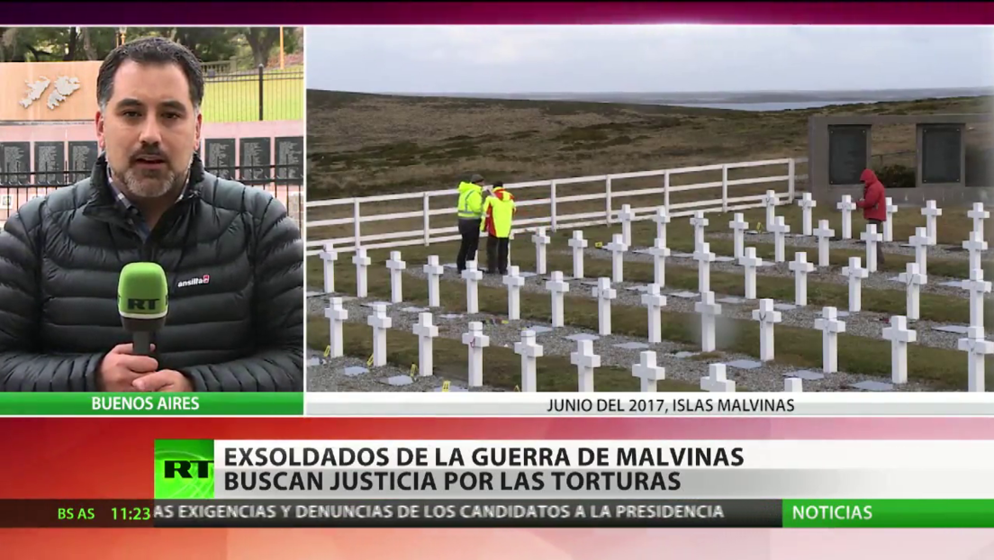 Exsoldados argentinos de la guerra de las Malvinas buscan justicia por las torturas