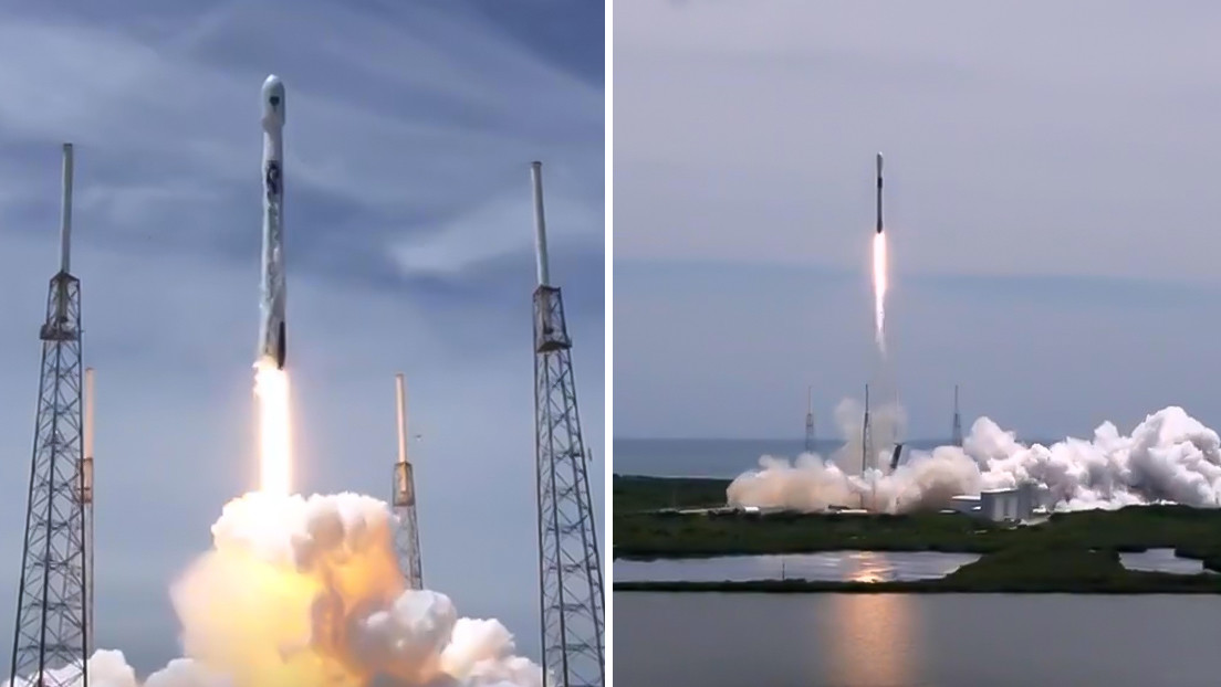 Por primera vez SpaceX reutiliza un cohete Falcon 9 para lanzar un satélite GPS para la Fuerza Espacial de EE.UU.