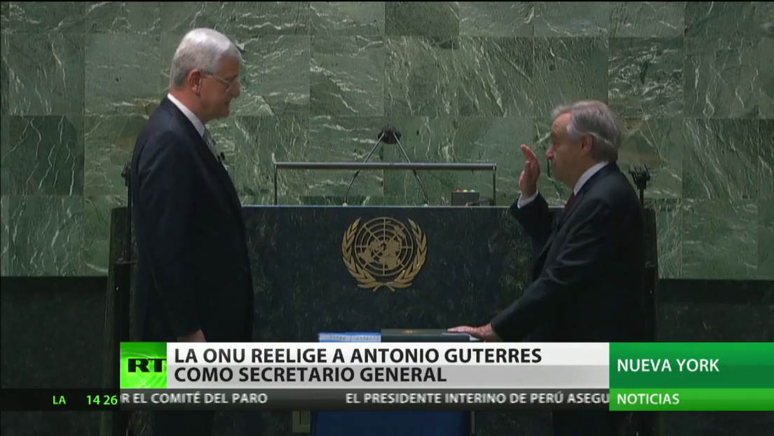 La Asamblea General de la ONU elige a António Guterres para un segundo mandato como secretario general