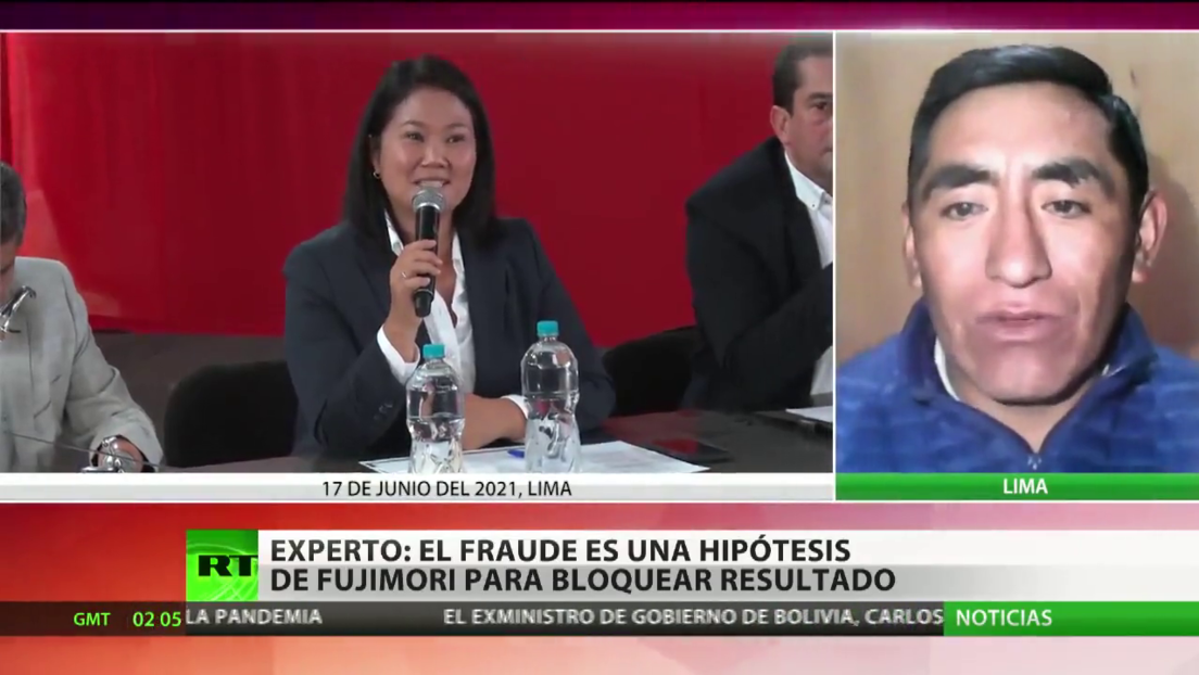 Experto: "El fraude electoral es una hipótesis de Fujimori para bloquear el resultado"