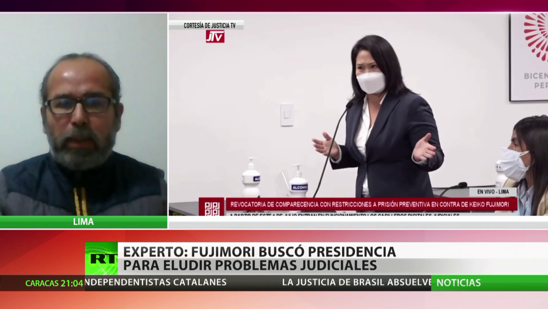 Experto: Fujimori intentó llegar a la presidencia para eludir problemas judiciales