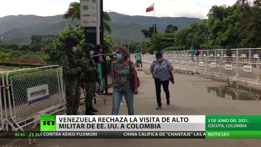Venezuela rechaza la visita de alto militar de EE.UU. a Colombia