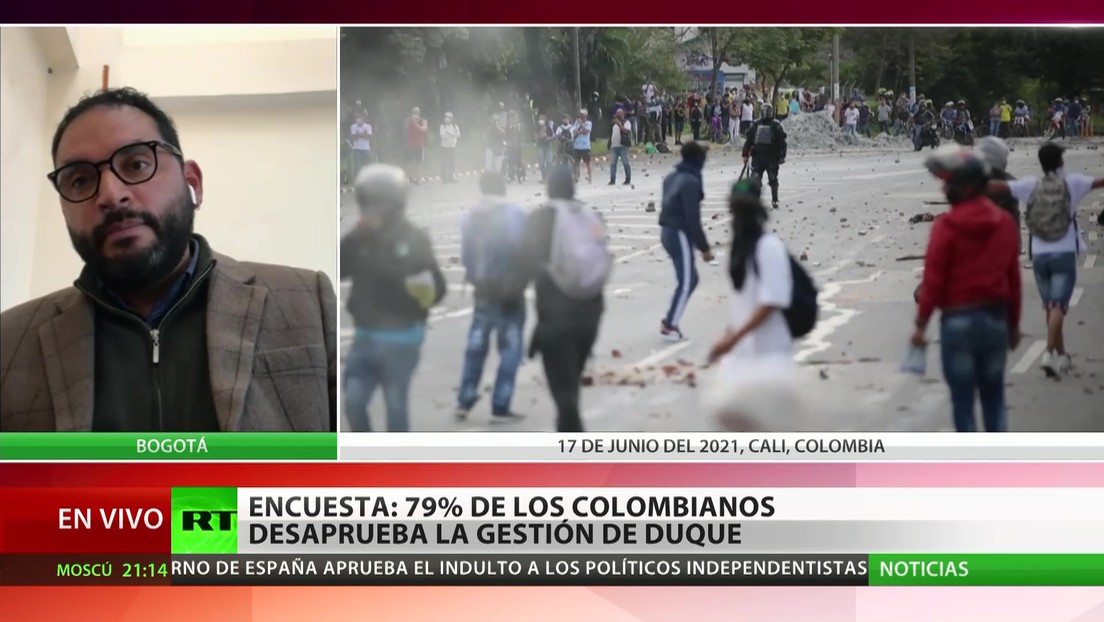 Encuesta: El 79 % de los colombianos desaprueba la gestión de Iván Duque