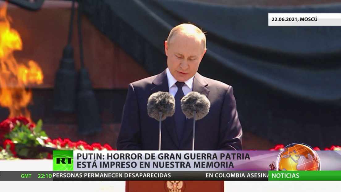 Putin: El horror de la Gran Guerra Patria está impreso en nuestra memoria