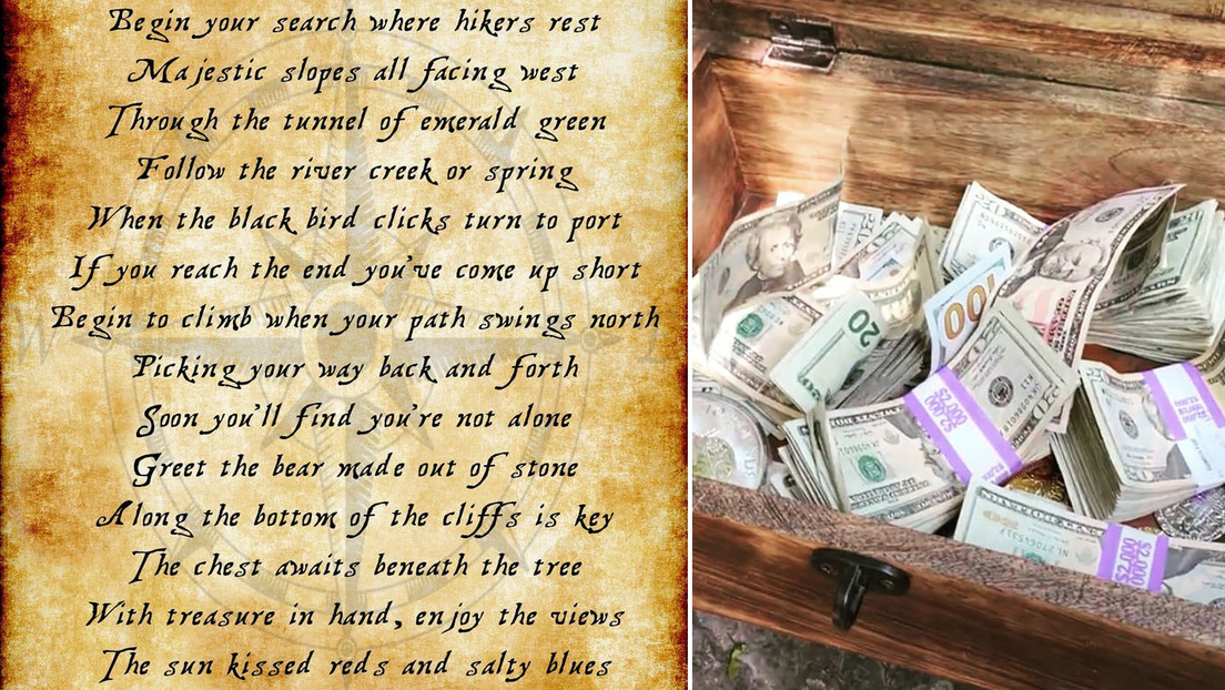 Una pareja estadounidense entierra un cofre con 10.000 dólares y organiza una 'búsqueda del tesoro'