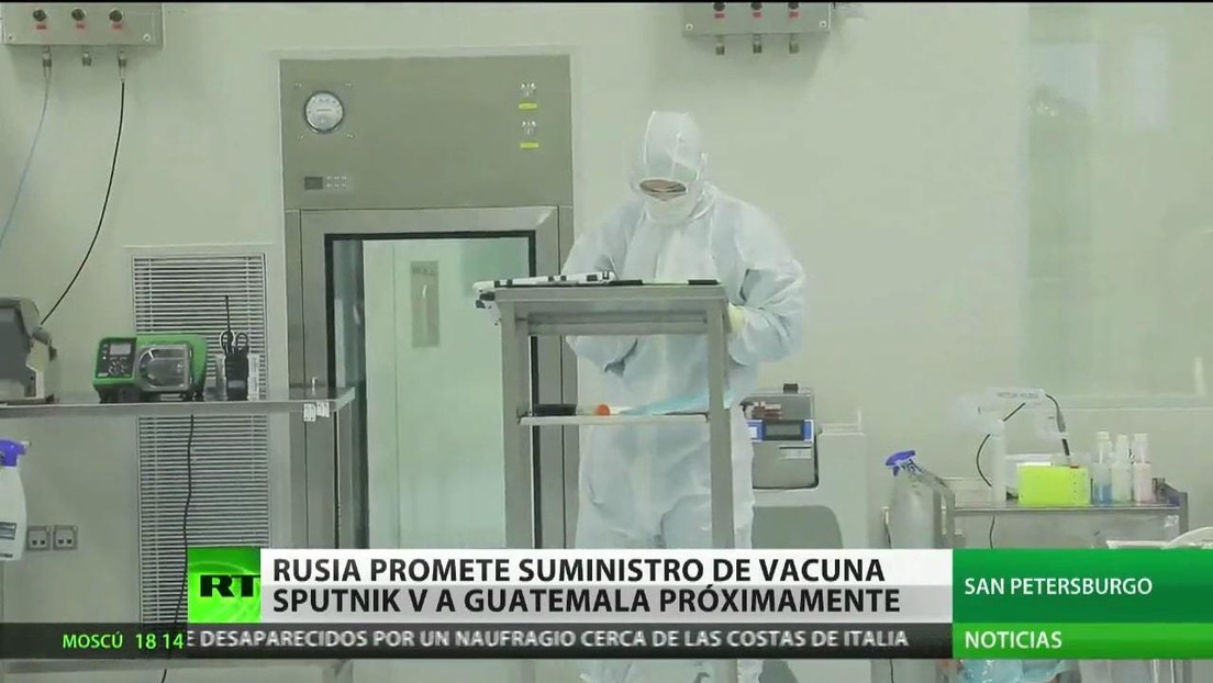Rusia promete suministrar dos cargamentos de su vacuna Sputnik V a Guatemala en los próximos días