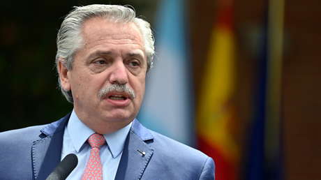 El presidente de Argentina, Alberto Fernández
