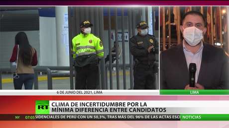Perú: Clima de suspenso por la mínima diferencia entre los candidatos