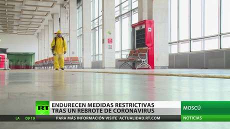 Endurecen medidas restrictivas en Moscú tras un rebrote de coronavirus