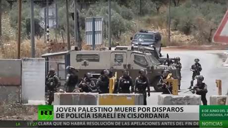 Joven palestino muere disparado por un policía israelí en Cisjordania