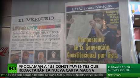 Proclaman en Chile a los 155 constituyentes que redactarán la nueva carta magna del país