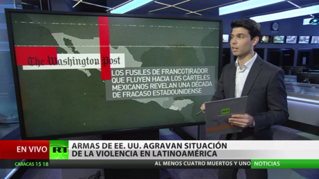 Armas de EE.UU. agravan la situación de violencia en Latinoamérica