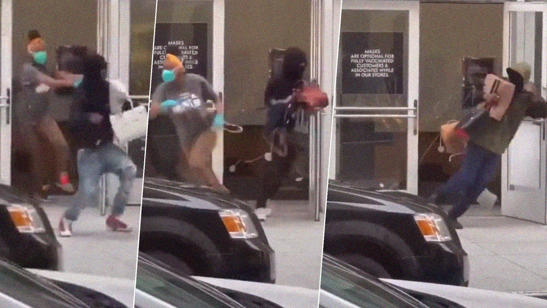 VIDEO: Una decena de ladrones roba una tienda de lujo en San Francisco y huye con bolsos a plena luz del día