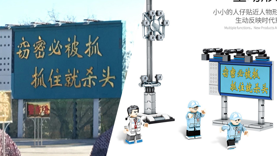 "Aquellos que roben secretos serán decapitados" advierte una pieza de un 'LEGO chino' sobre el programa espacial de Pekín