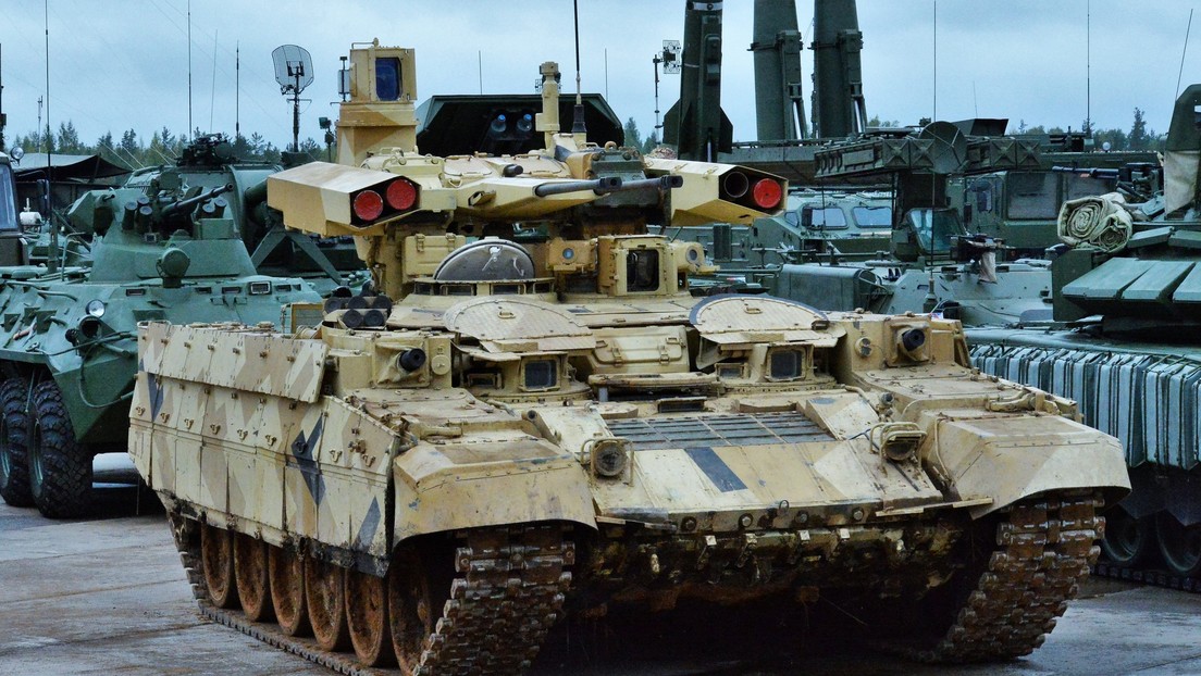 El Ejército ruso recibe los primeros vehículos de apoyo a tanques Terminator-2