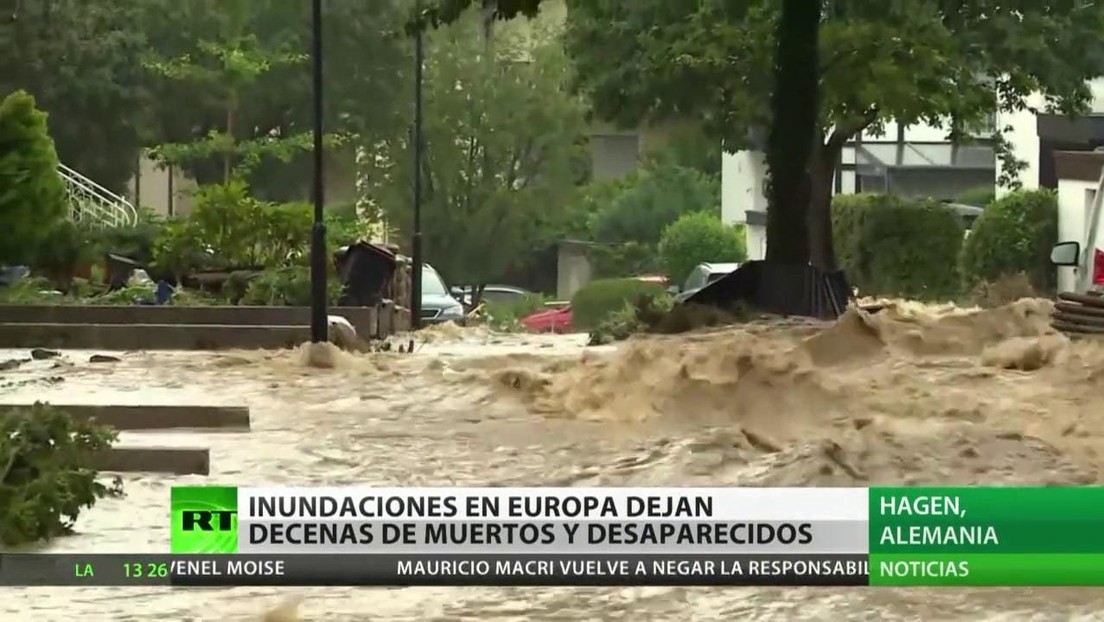 Inundaciones en Europa dejan decenas de muertos y desaparecidos