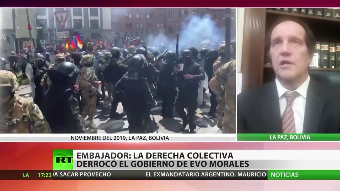 Embajador de Argentina en Bolivia: La derecha colectiva derrocó al Gobierno de Evo Morales