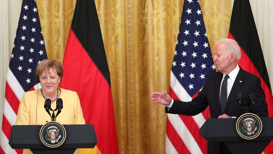 Biden y Merkel enfatizan la amistad entre EE.UU. y Alemania pese a sus "diferentes evaluaciones" sobre el Nord Stream 2