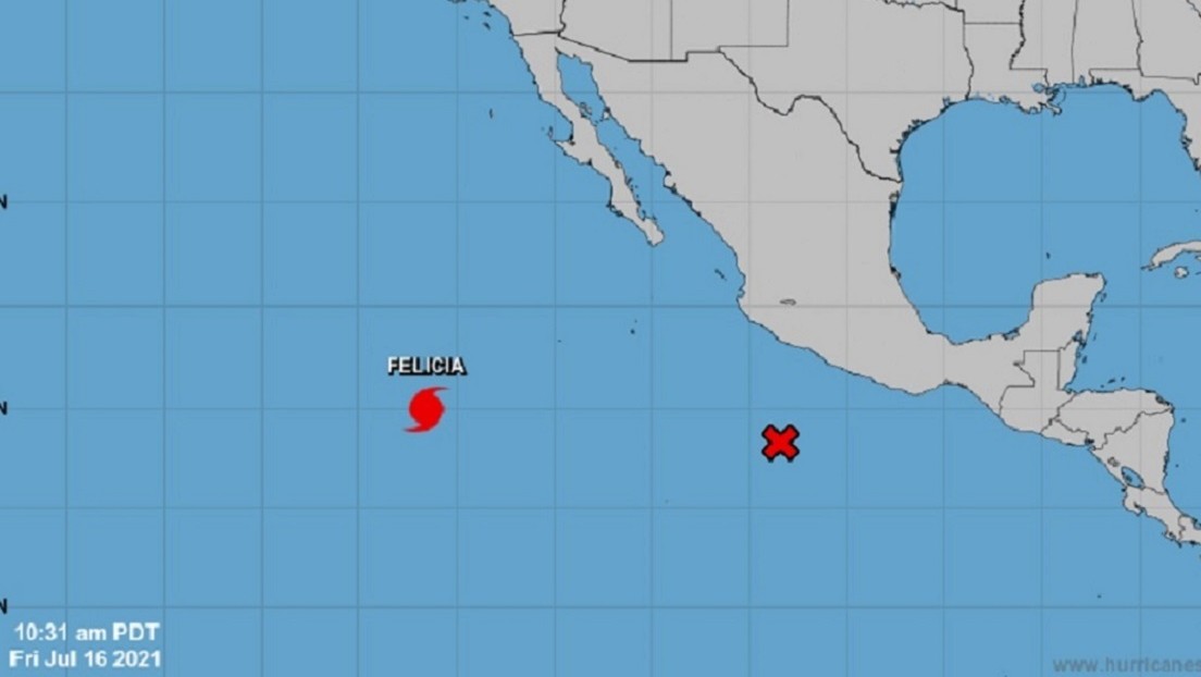 El huracán Felicia en el Pacífico oriental alcanza la categoría 4