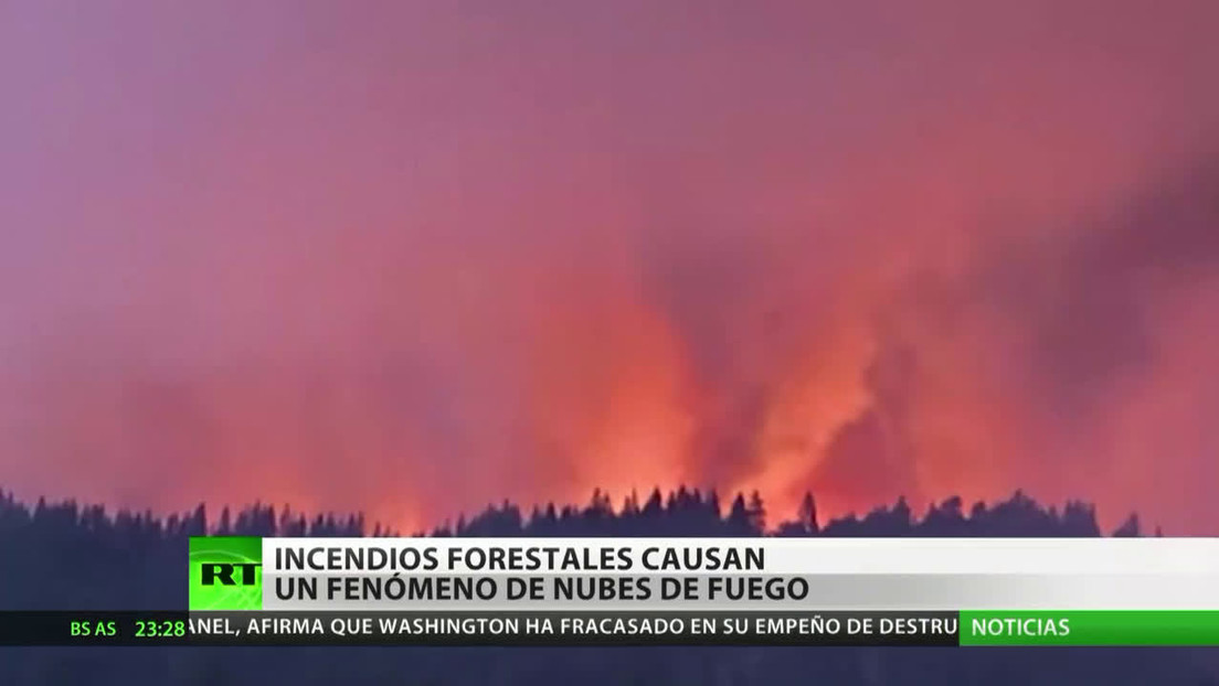 Incendios forestales causan un fenómeno de nubes de fuego en Oregón