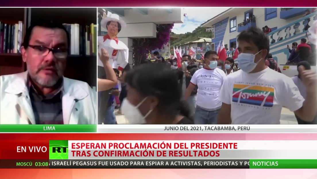 Analista: La tensión política va a persistir tras la proclamación del presidente de Perú