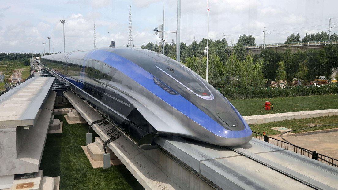 VIDEO: China estrena su nuevo tren tipo maglev capaz de alcanzar 600 kilómetros por hora
