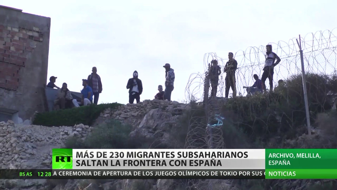 Más de 230 migrantes subsaharianos saltan desde Marruecos la valla fronteriza con España