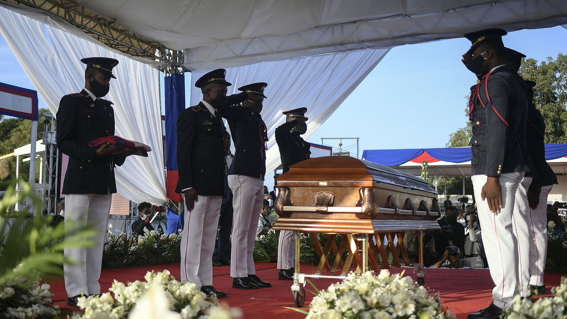 Realizan el funeral de Estado del presidente asesinado de Haití, Jovenel Moïse