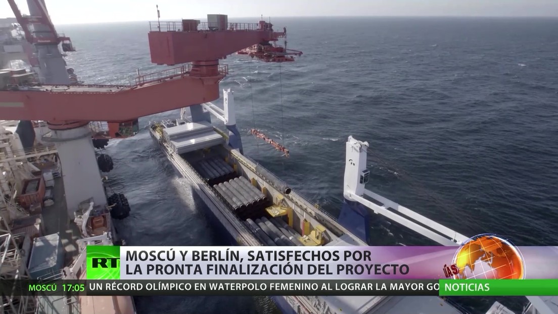 Moscú y Berlín muestran su satisfacción por la próxima finalización del Nord Stream 2