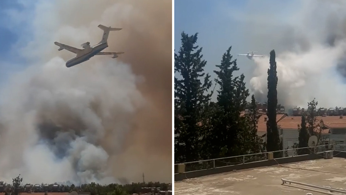 Turquia freta dois aviões russos Be-200ES para combate a incêndios