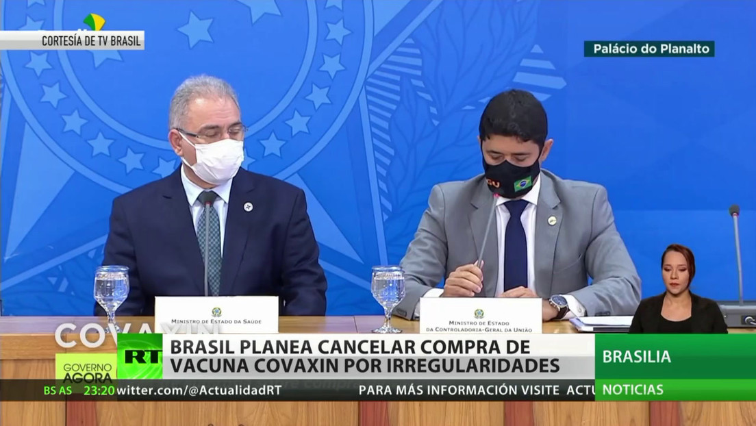 Brasil planea cancelar la compra de vacunas Covaxin por irregularidades